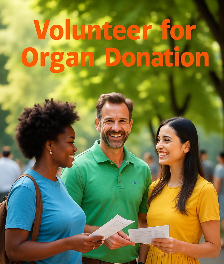 Volunteer for Organ Donation to give hope and save lives.