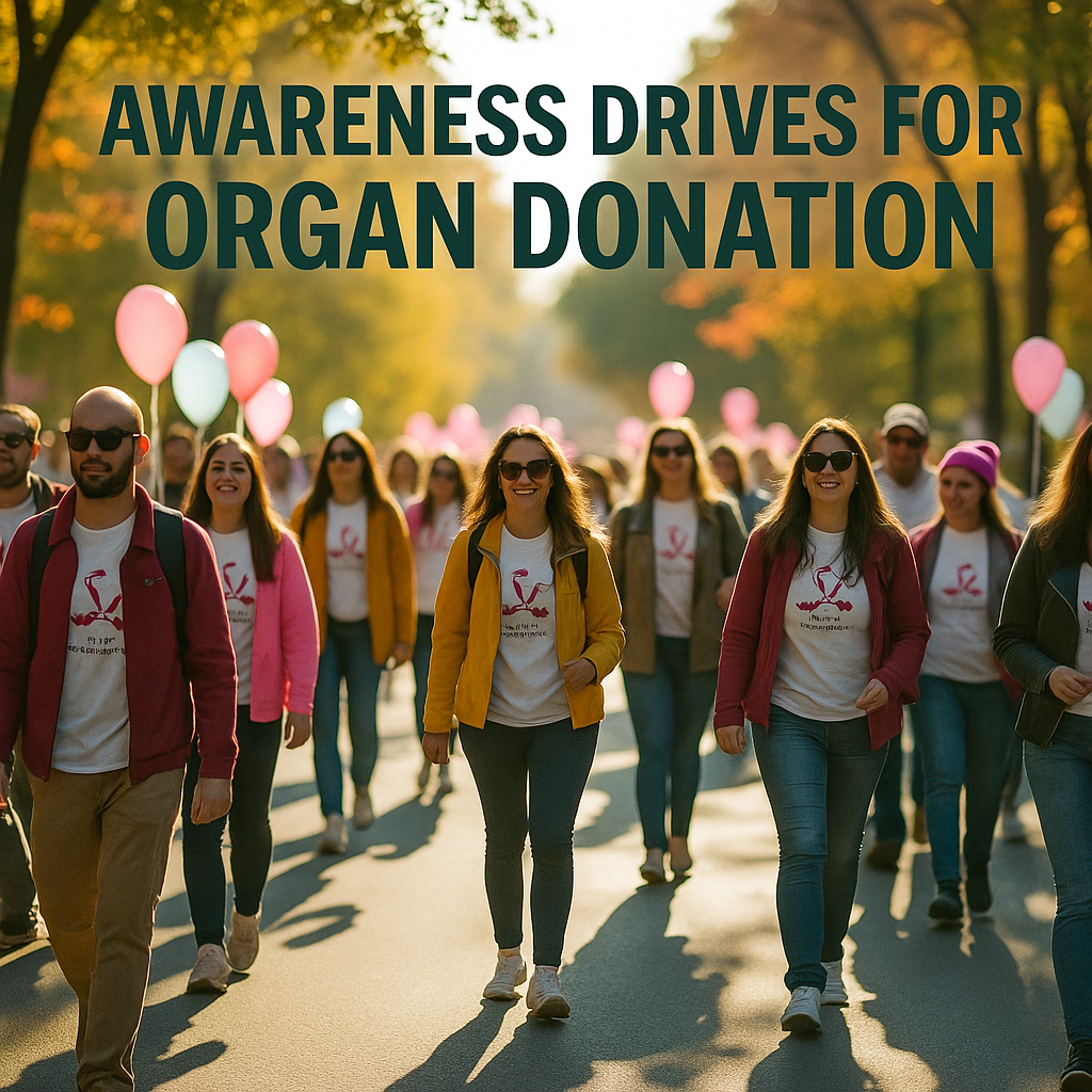 Awareness Drives for Organ Donation saving lives, spreading hope.