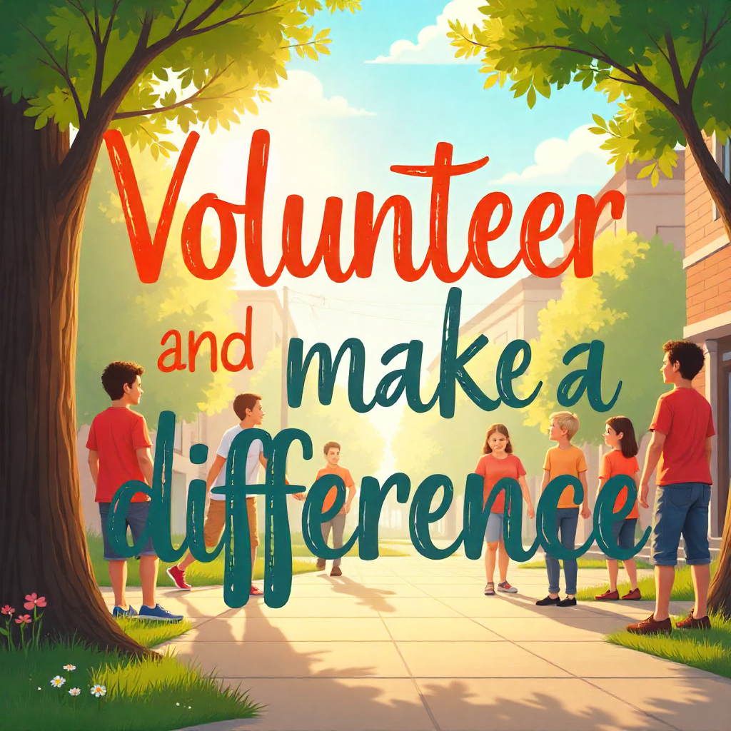 Volunteer and make a difference for the future.